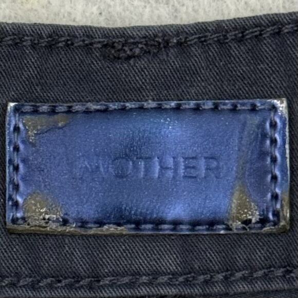 Mother The Pleated Greaser Prep Pants Womens Size 29 Blue On The Island Preppy - Picture 2 of 13